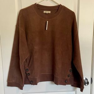 Madewell Side-button Sweatshirt